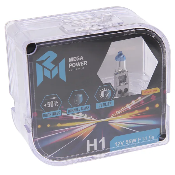 Лампа грузовая MEGAPOWER 370-33-003 H1 12V 55W