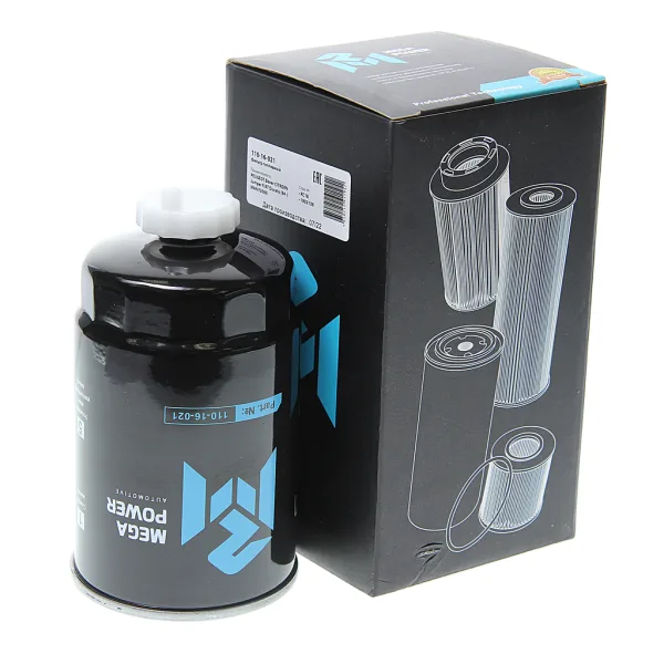 Фильтр топливный MAN MEGAPOWER 110-16-021 с резьбой М16×1,5