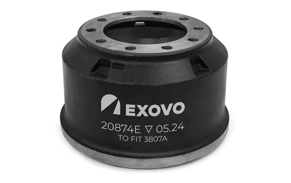 Барабан тормозной EXOVO 20874E International 419×227 мм, высота 291 мм