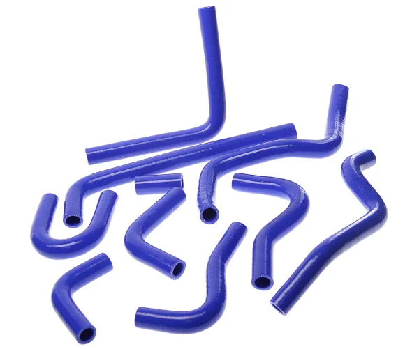 Патрубок отопителя ГАЗ-3302 ЕВРО-3 MEGAPOWER 810-13-007, силикон, комплект 10 шт.
