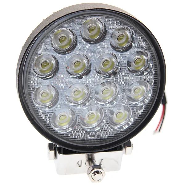 Фара рабочего света MEGAPOWER 370-30-009 круглая 116×116×70 мм 42 Вт 14 LED Flood