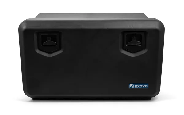 Ящик инструментальный EXOVO 830×500×470 мм, полипропилен, IP55, 119 л, два замка