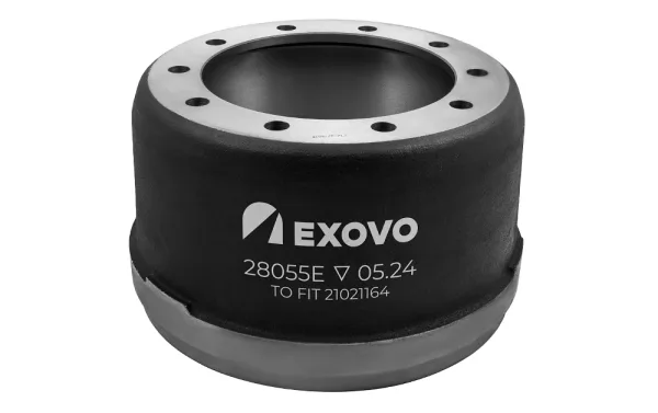 Барабан тормозной EXOVO 28055E 419x230 мм, H271, 10 отверстий 24.5 мм, ROR TA/TC, TM