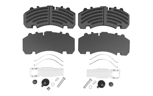 Колодки тормозные дисковые EXOVO 24370e, WVA 29307, 247,5 × 109,5 × 30 мм, с монтажным комплектом