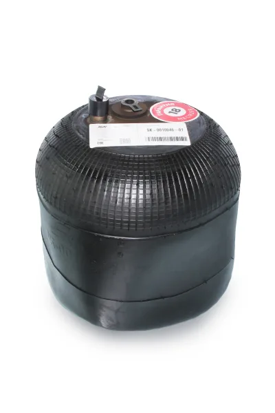 Пневморессора без поршня S&K GMBH SK-0010046-01, верх 1*M24 и 1*M16, Mercedes-Benz, Volvo
