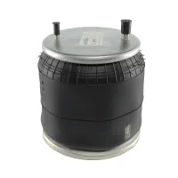 Пневморессора S&K GMBH SK-0010062-01, металлический поршень, верх 1*М20 и 1*M12, низ 4*М12