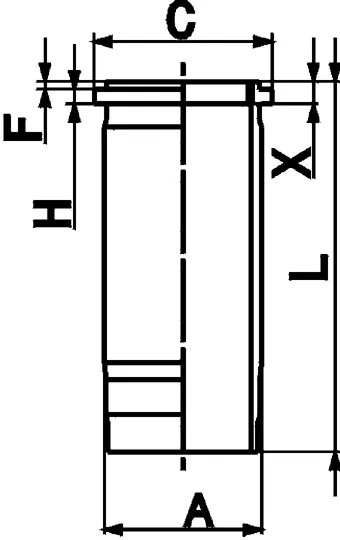 Гильза цилиндра S&K GMBH SK-0050006-PL D=130 мм, Premium Line