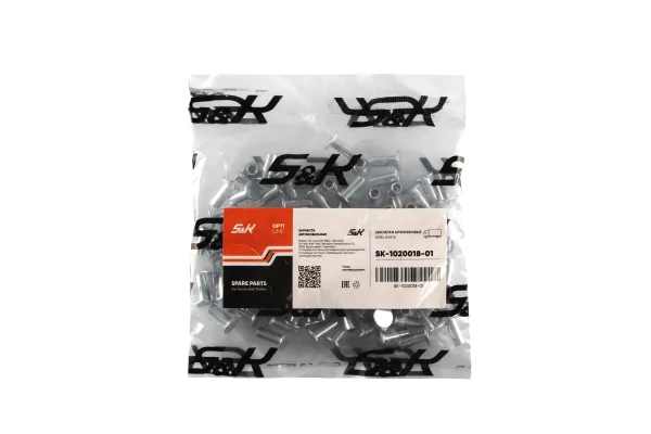 Комплект стальных заклепок S&K GMBH 100 шт, размер 5х12.4