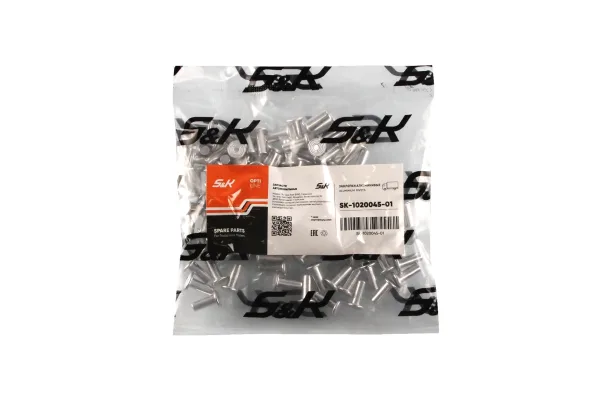 Комплект алюминиевых заклепок S&K GMBH SK-1020045-01, 100 шт