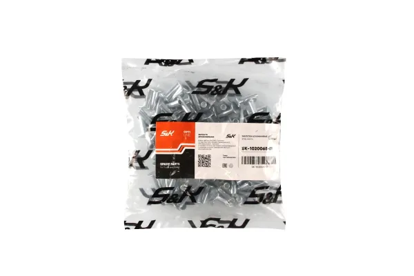 Комплект заклёпок S&K GMBH SK-1020065-01, 5×15 мм, сталь, 100 шт в упаковке