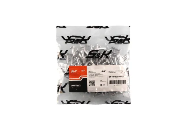 Комплект алюминиевых заклепок 5x15 мм, 100 шт, S&K GMBH SK-1020066-01