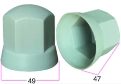 Колпачок колесной гайки S&K GMBH SK-1050001-01, под ключ 33 мм, 49х47 мм, серый пластик