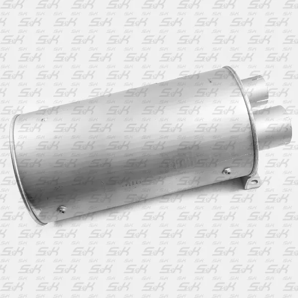 Резонатор глушителя MAN круглый, вход и выход с одного торца, S&K GMBH SK-1220010-01