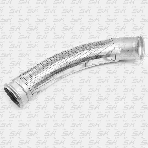Труба глушителя передняя выхлопная 650 мм, цинк, DAF — S&K GMBH SK-1240001-01
