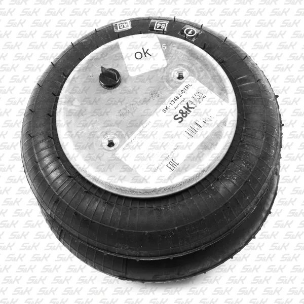 Пневморессора S&K GMBH SK-13482-01PL Premium Line, крепление 2*M8 сверху и снизу