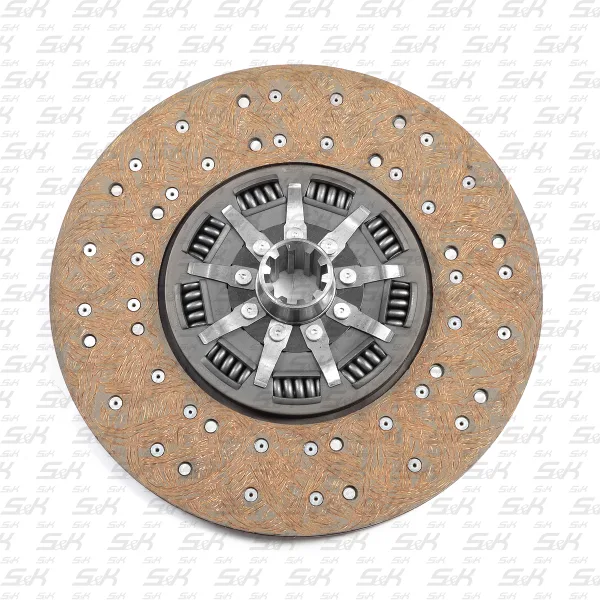 Диск сцепления 350 мм S&K GMBH SK-2480056-01 для КАМАЗ, шлицевая ступица 1 3/4"-10N