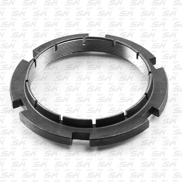 Гайка ступицы шлицевая S&K GMBH M100x1.5, высота 17 мм, ключ SW116
