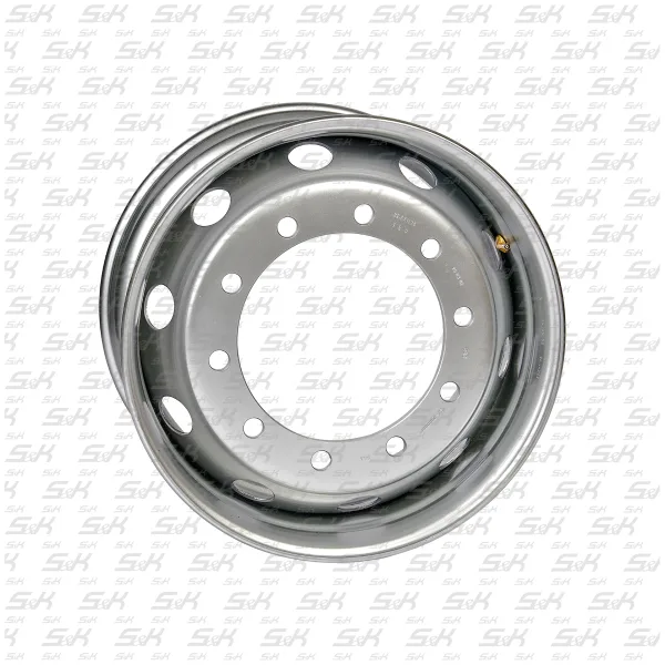 Диск колесный S&K GMBH 22.5x11.75 вылет ET 120 мм под шину 385/65R22.5, MAN, Mercedes-Benz, Schmitz