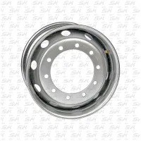 Диск колесный S&K GMBH 22.5x11.75 вылет ET 120 мм под шину 385/65R22.5, MAN, Mercedes-Benz, Schmitz