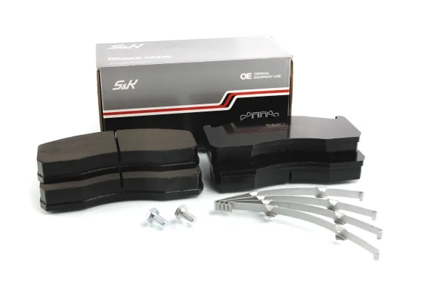 Колодки дисковые S&K GMBH 29151 размером 216x97x29 мм с пластинами для Volvo
