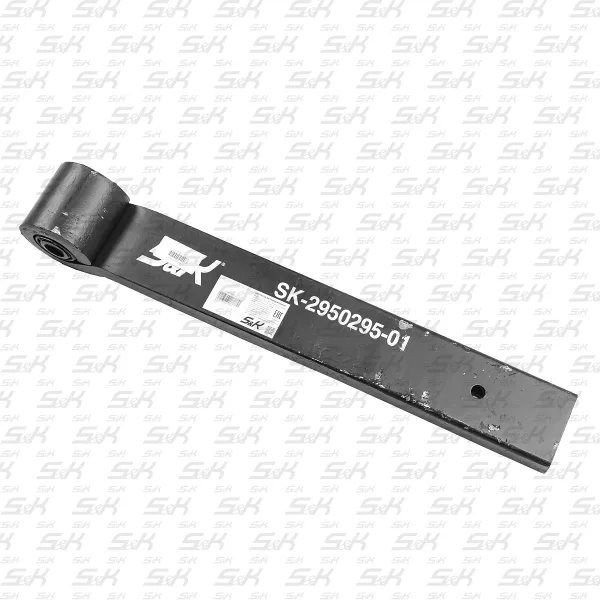 Лист полурессоры 1-й BPW 655х100 мм, высота в сборе 40 мм, S&K GMBH SK-2950295-01