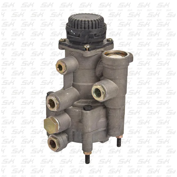 Кран управления тормозами прицепа S&K GMBH SK-3050005-01, 8 бар, М22×1,5 и М16×1,5