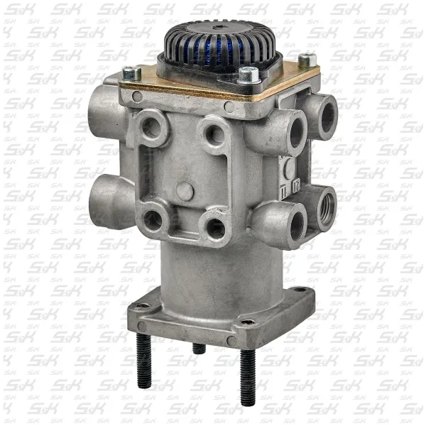 Кран тормозной ножной S&K GMBH 11 бар с резьбой М16×1,5 и М22×1,5