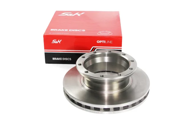 Диск тормозной вентилируемый S&K GMBH SK-3120120-01, 409 мм, толщина 45 мм, 10 отв. М16×1,5