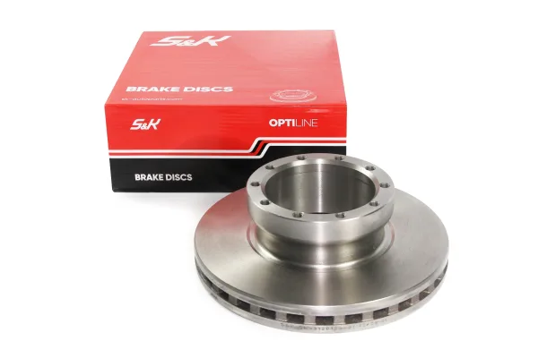 Диск тормозной вентилируемый S&K GMBH SK-3120124-01, 377×214×45 мм, 10 отверстий М14×1,5