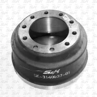 Барабан тормозной S&K GMBH SK-3140037-01 419x195 мм, высота 270 мм, 10 отв. d25