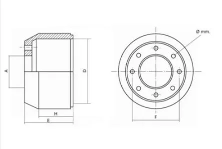 Барабан тормозной S&K GMBH SK-3140069-01 419×178 мм, высота 225 мм
