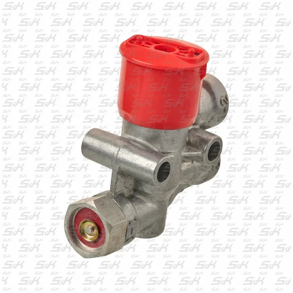 Клапан растормаживания энергоаккумуляторов с красной кнопкой M16.5 S&K GMBH SK-3170016-01