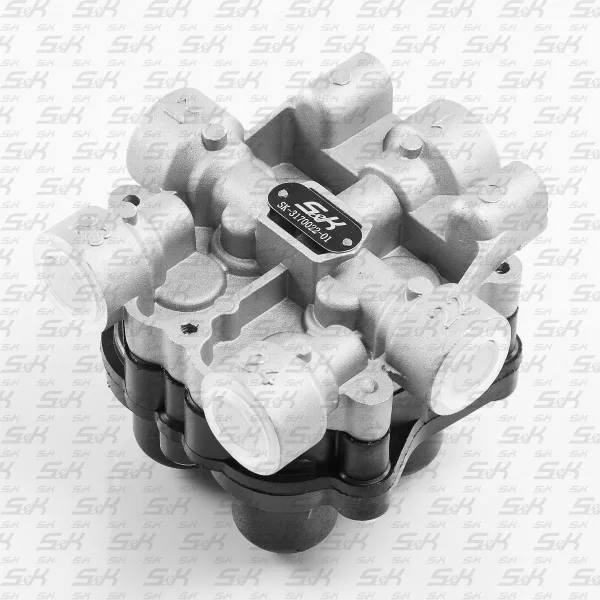 Клапан защитный четырёхконтурный S&K GMBH 6.5 бар М22×1,5 / M16x1.5