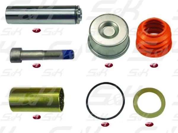Ремкомплект направляющей суппорта дискового тормоза S&K GMBH SK-3300020-01