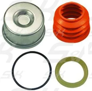 Ремкомплект суппорта S&K GMBH SK-3300038-01: пыльник, резиновые кольца, заглушка