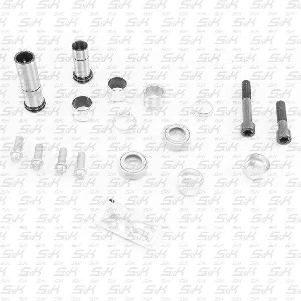 Ремкомплект направляющих суппорта S&K GMBH SK-3300053-01, 2 направляющие и 6 винтов, Renault