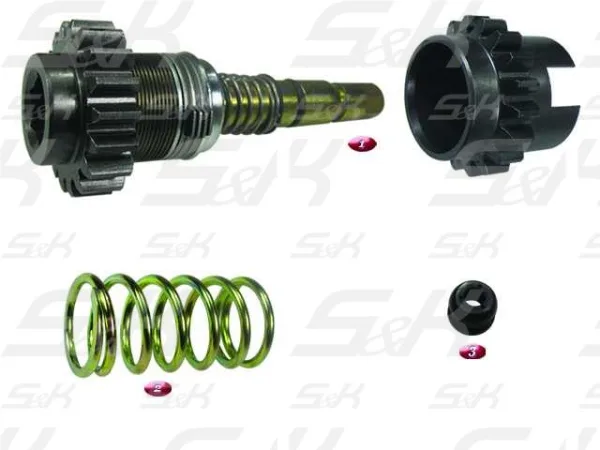 Ремкомплект тормозного суппорта S&K GMBH SK-3300131-01: механизм регулировки, пружина, пыльник