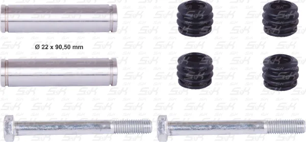 Ремкомплект направляющих тормозного суппорта S&K GMBH SK-3300208-01 для Iveco
