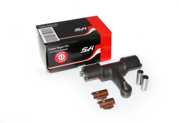 Ремкомплект суппорта S&K GMBH SK-3300355-01: рычаг, 2 подшипника рычага, 2 штыря