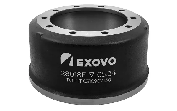 Барабан тормозной BPW 28018E EXOVO 420х190 мм, высота 226 мм, для прицепов