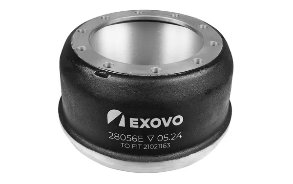 Барабан тормозной EXOVO 28056E 414 мм, высота 248 мм, оси ROR TA/TC и TM