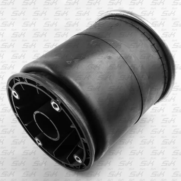 Пневморессора S&K GMBH SK-4023KP-01, поршень пластик, внутренний диаметр 157 мм, оси SAF