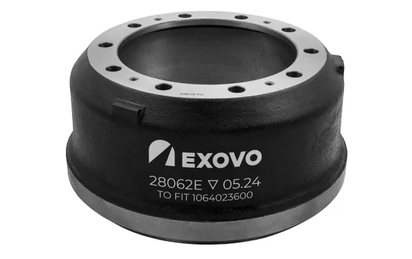 Барабан тормозной EXOVO 28062E для SAF, 420×190 мм, центрирование 290 мм