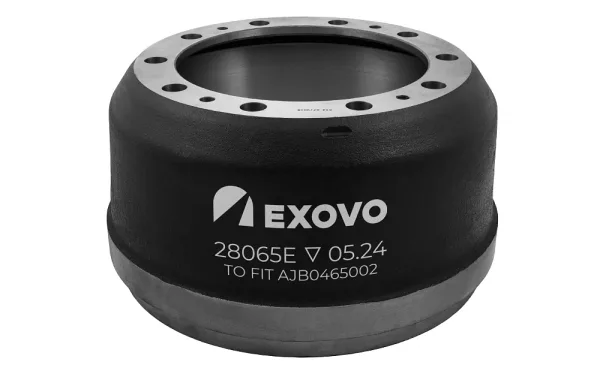 Барабан тормозной EXOVO 28065E 419х211 H256 d288/335 для прицепов Fruehauf и SMB