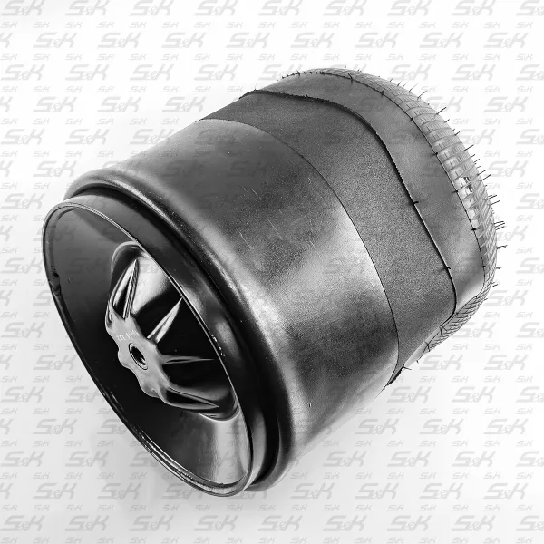 Пневморессора S&K GMBH SK-4183-23K-01 с металлическим поршнем, верх 1*M24, низ 1*М16