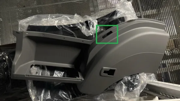 Корпус подножки левый с вырезом S&K GMBH SK-4300173-01