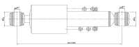 Амортизатор кабины передний S&K GMBH SK-4690127-01 шток/ухо для HOWO, SHACMAN