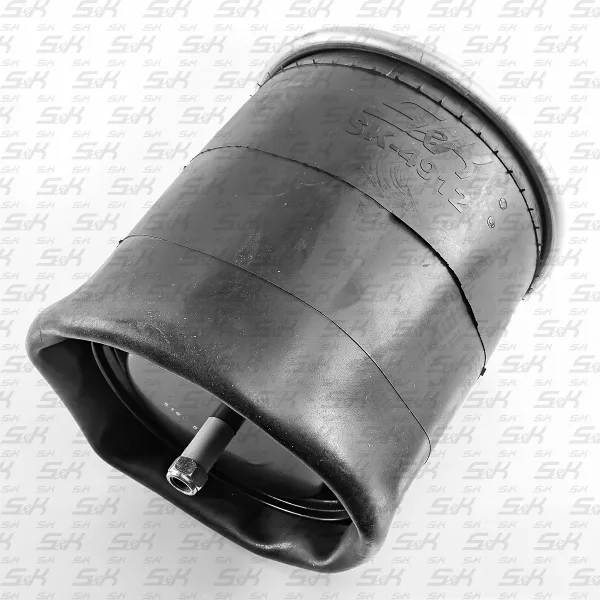 Пневморессора S&K GMBH SK-4912K-01, металлический поршень, верх M24 и M16, низ M16