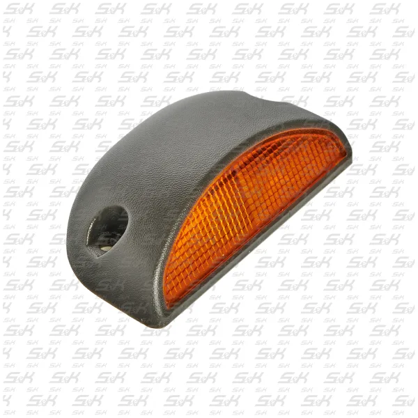 Указатель поворота Renault S&K GMBH SK-4930019-01, чёрный корпус, жёлтое стекло, без патрона