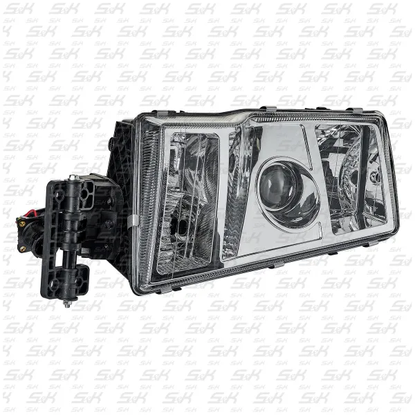 Фара основная правая Volvo, ручная регулировка, круглая фишка, S&K GMBH SK-4960067-01